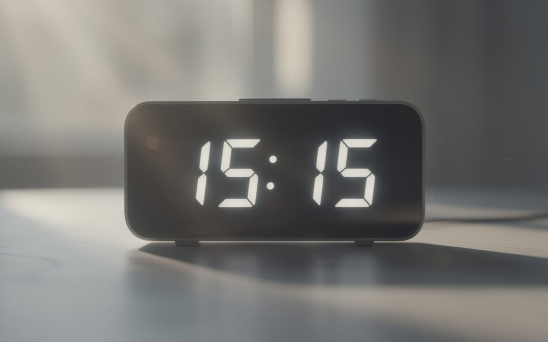 15h15 : la signification de l’heure miroir