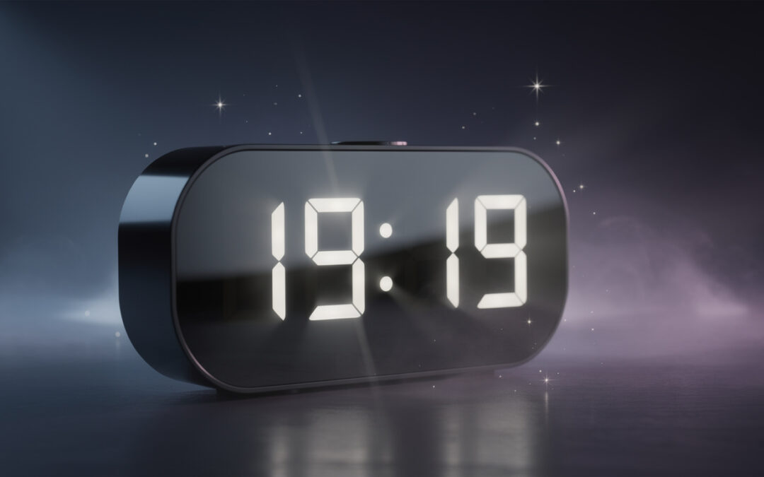 19h19 : la signification de l’heure miroir