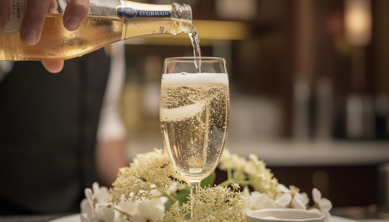 Découvrez la recette authentique du Spritz Saint Germain, un cocktail élégant et rafraîchissant parfait pour toutes vos occasions.