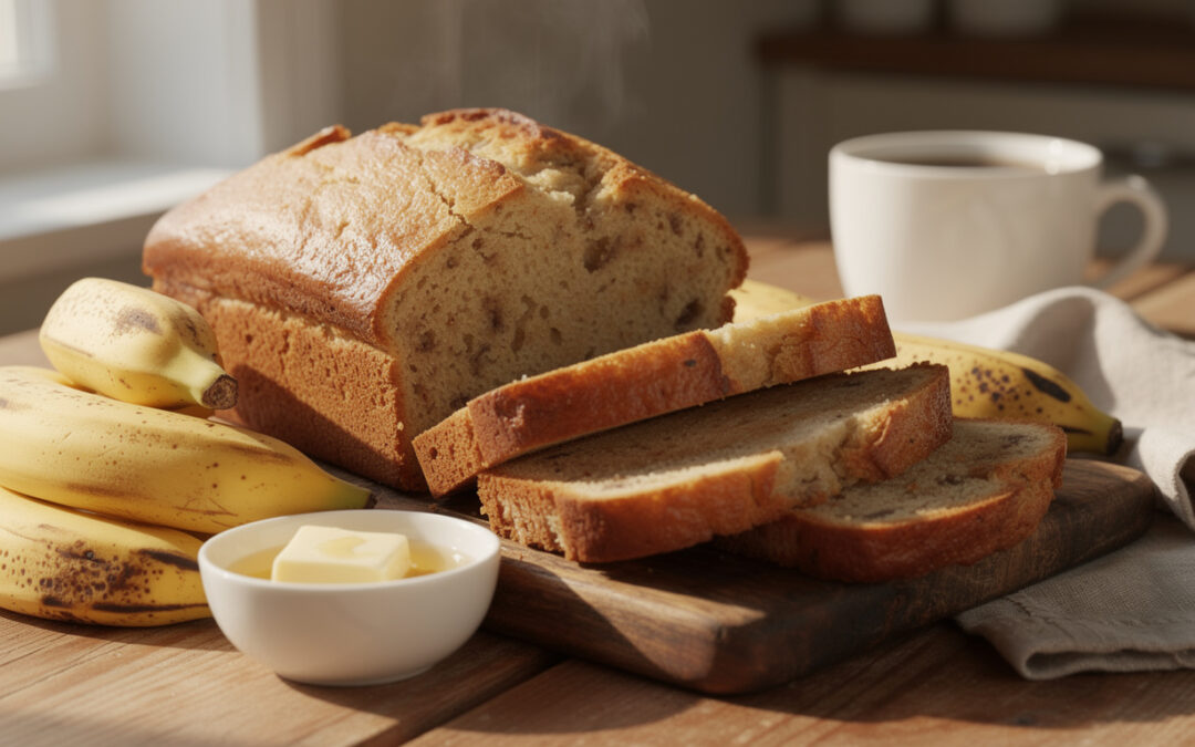 Banana bread moelleux : parfait pour le petit-déjeuner