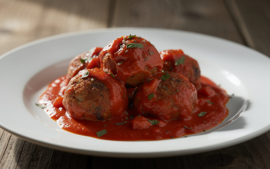 Boulettes de viande sauce tomate : moelleuses et gourmandes
