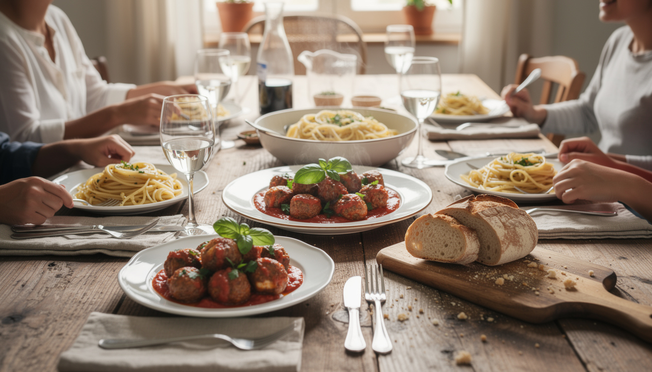 découvrez notre recette de boulettes de viande moelleuses, nappées d'une sauce tomate riche et savoureuse, parfaite pour un repas gourmand et réconfortant.