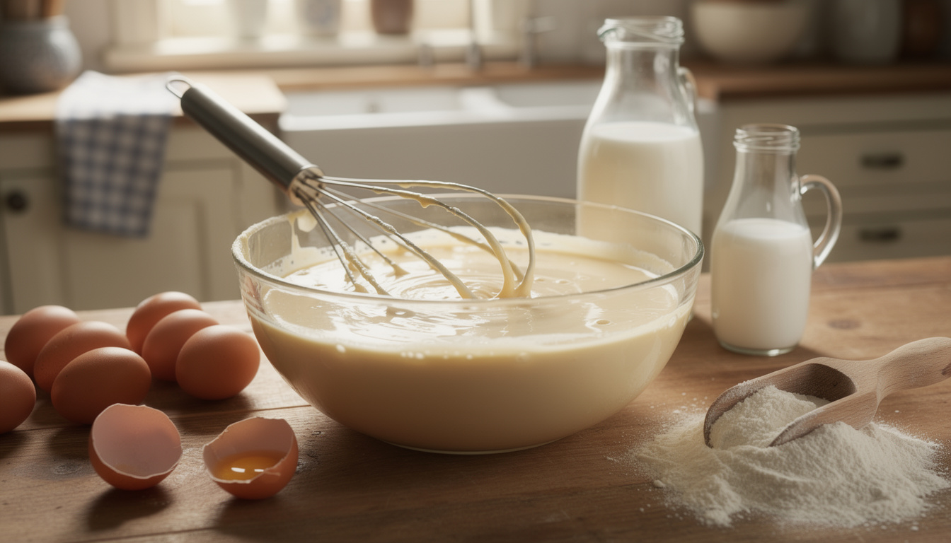 découvrez comment préparer la pâte parfaite pour des crêpes légères et moelleuses, idéales pour un dessert ou un goûter délicieux et facile à réaliser.