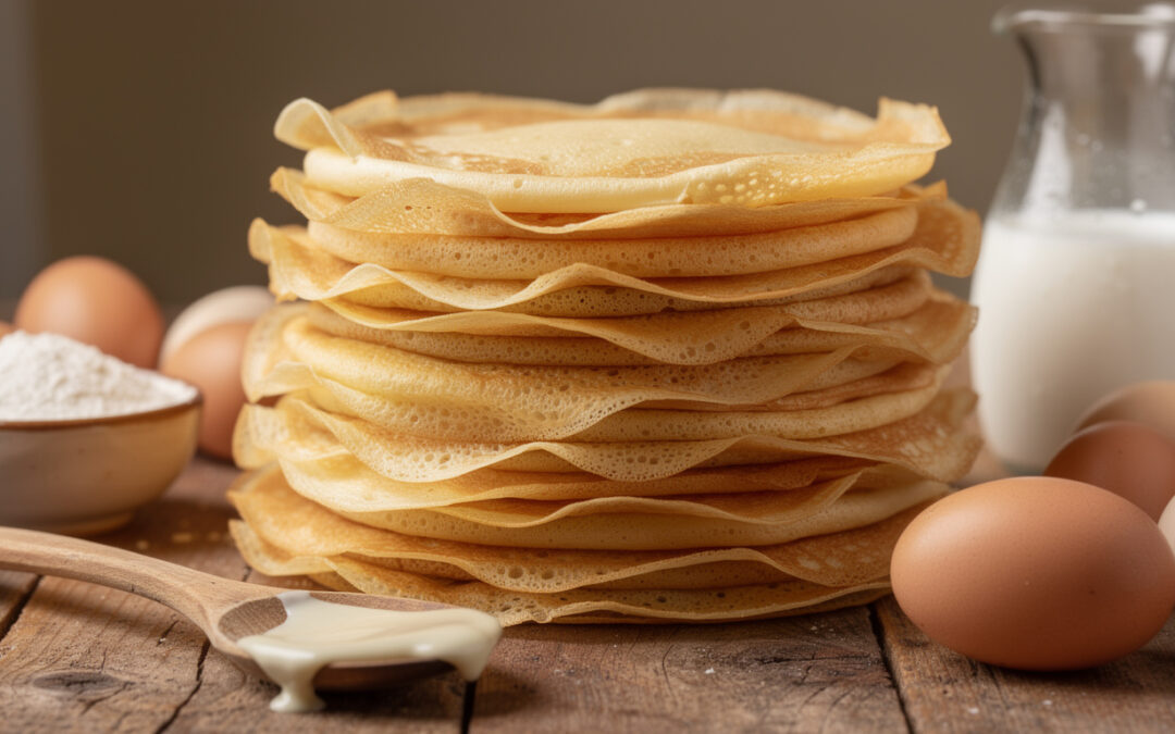 Crêpes légères et moelleuses : la pâte parfaite