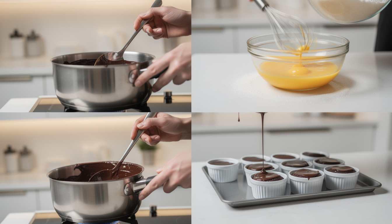 découvrez notre recette ultra simple et rapide de fondant au chocolat au cœur coulant, pour un dessert gourmand et fondant à chaque bouchée.