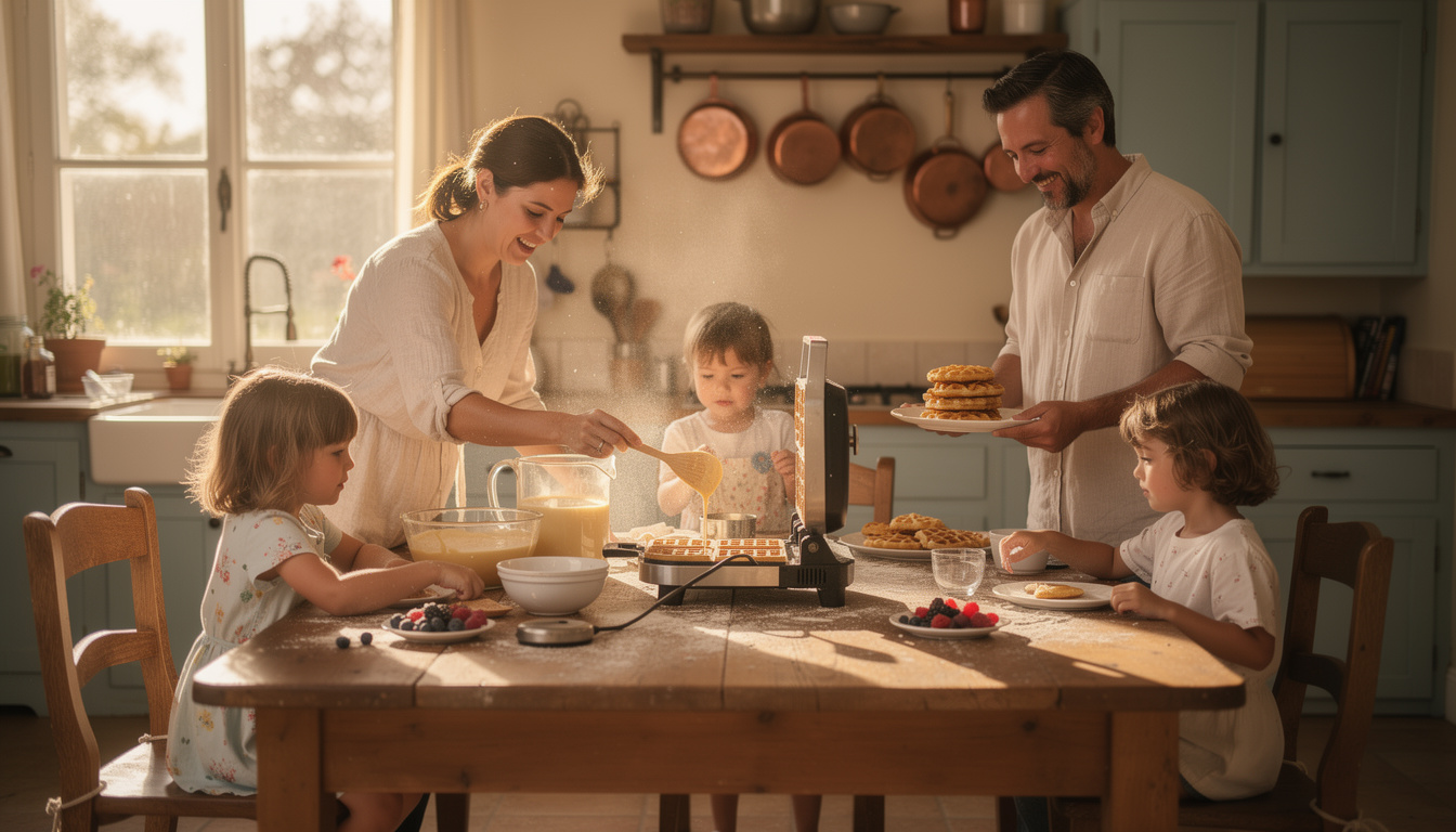 découvrez notre recette de gaufres croustillantes maison, faciles et rapides à préparer pour un délicieux goûter fait maison.