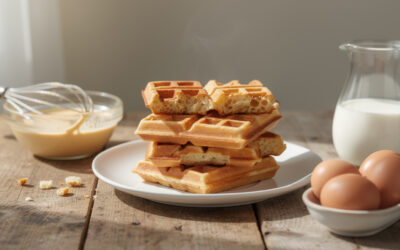 Gaufres croustillantes maison : simples et rapides