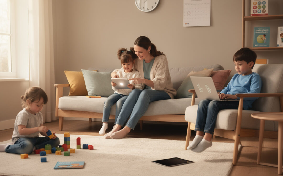 Les écrans et les enfants : combien de temps par âge selon les spécialistes ?