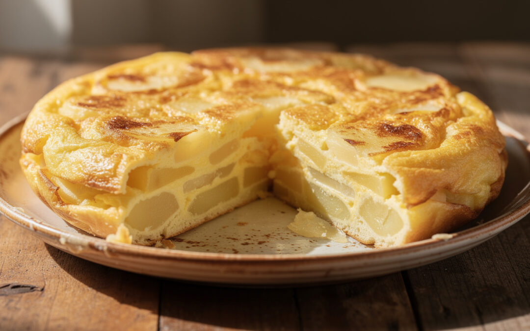 Omelette aux pommes de terre façon tortilla espagnole