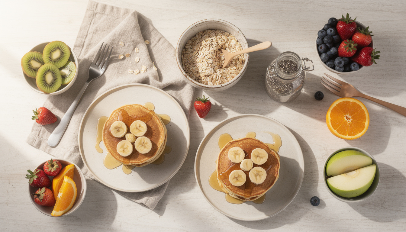 découvrez notre recette de pancakes à la banane healthy, sans sucre ajouté, pour un petit-déjeuner gourmand et équilibré.