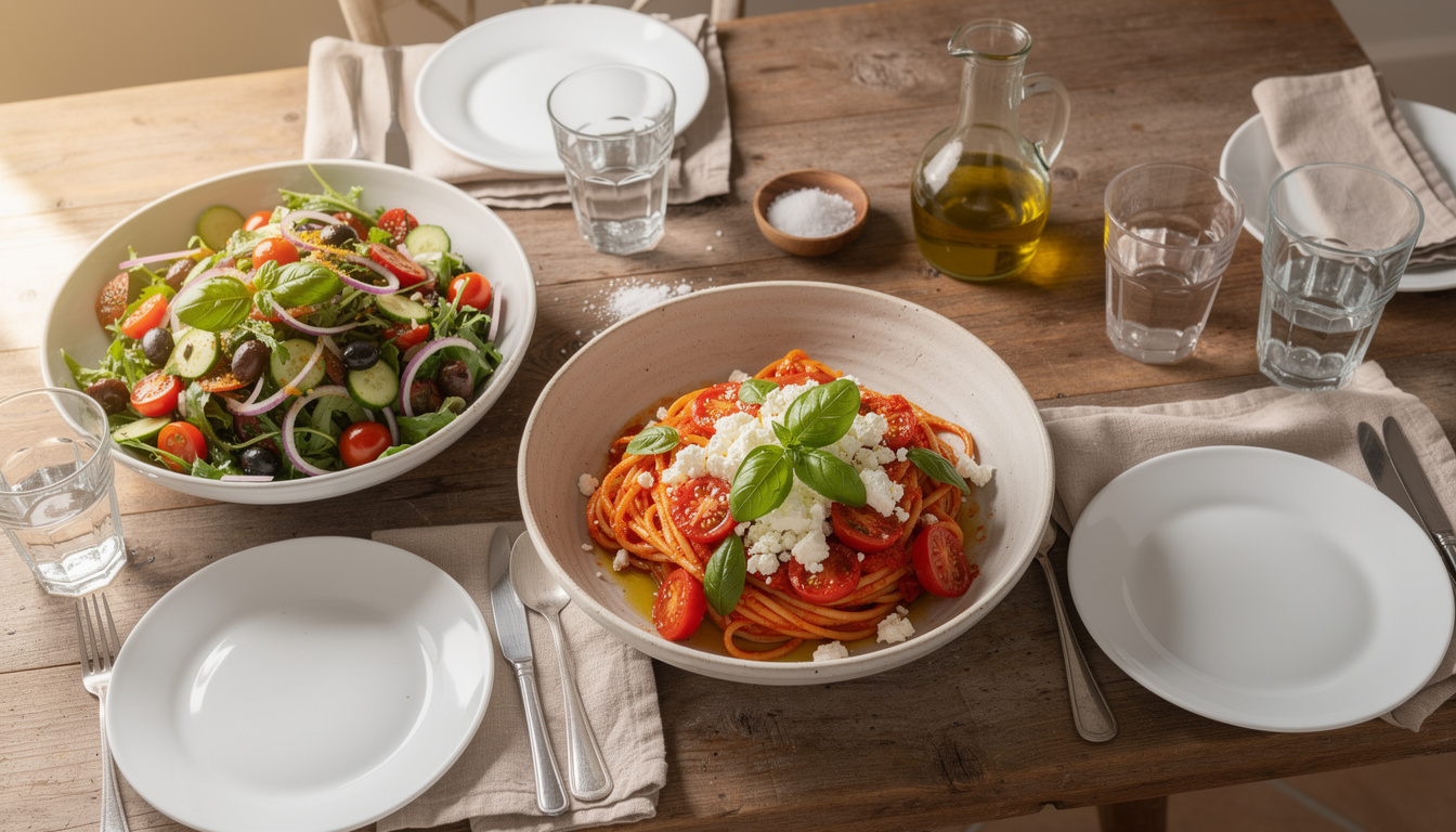 découvrez la recette tendance des pâtes à la feta et tomates rôties, un plat savoureux et facile à préparer qui séduira toutes les papilles.