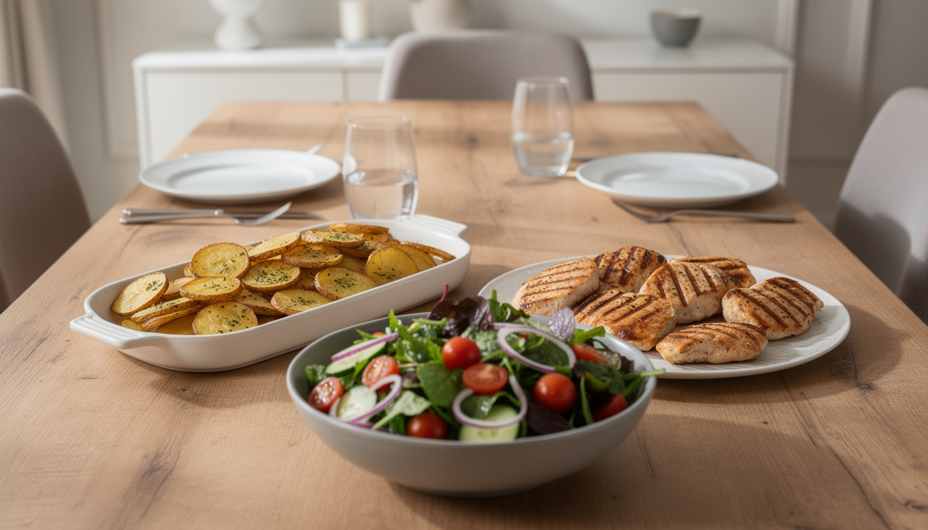 découvrez comment préparer des pommes de terre croustillantes et savoureuses dans votre air fryer, sans ajouter une goutte d'huile, pour une recette saine et gourmande.