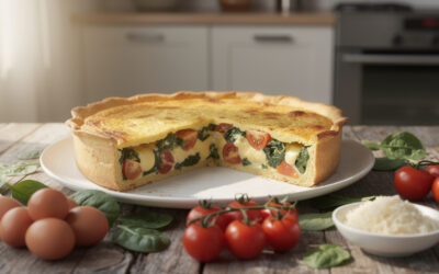 Quiche sans pâte légère : idéale pour le dîner