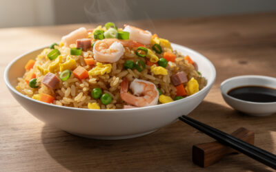 Riz cantonais maison : recette rapide et savoureuse