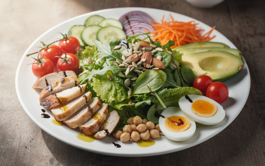 Salade composée complète : idées pour un repas équilibré