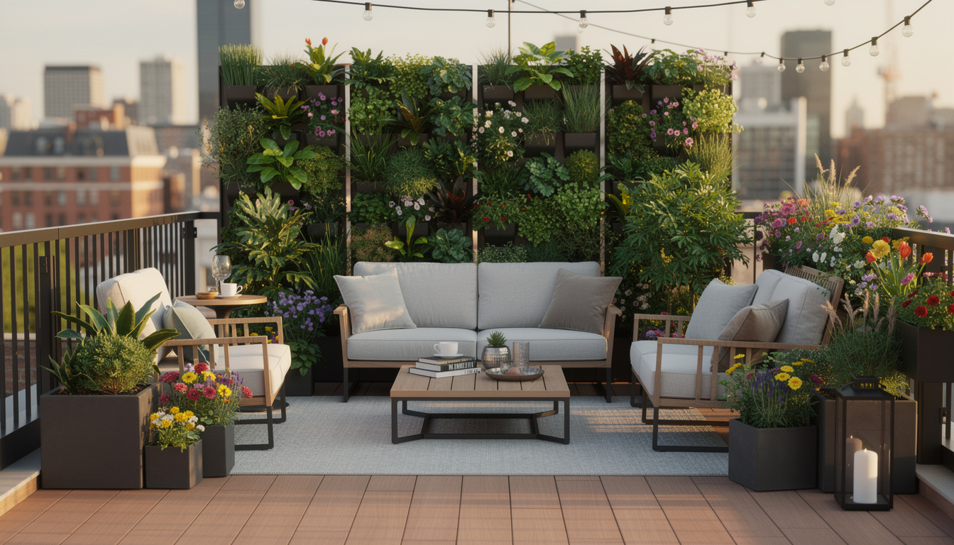 découvrez comment aménager une terrasse végétalisée avec des plantes idéales pour les pots et bacs, pour un espace extérieur verdoyant et facile à entretenir.