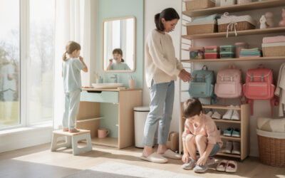 Comment organiser les routines du matin avec des enfants (sans stress)