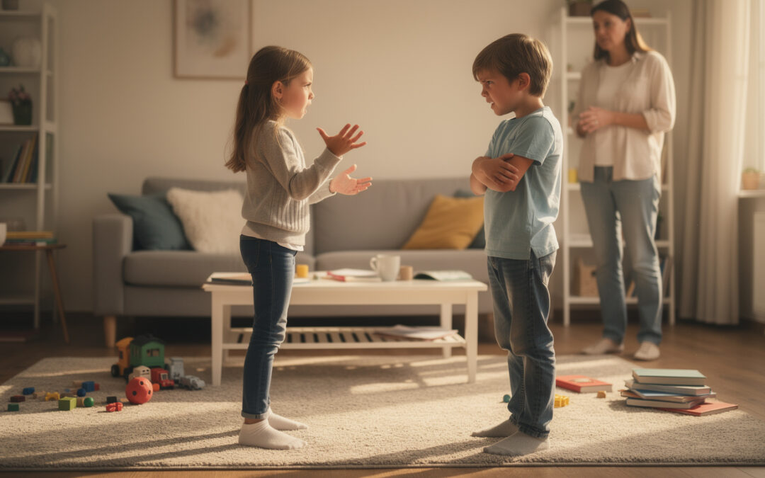 Les disputes entre frères et sœurs : faut-il intervenir ou les laisser gérer ?