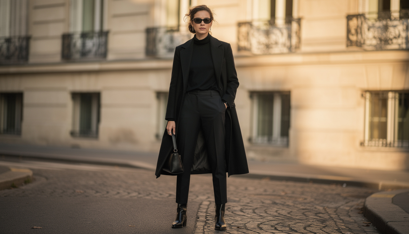 découvrez comment porter le noir avec style et élégance sans paraître triste, grâce à nos astuces mode pour illuminer votre look.